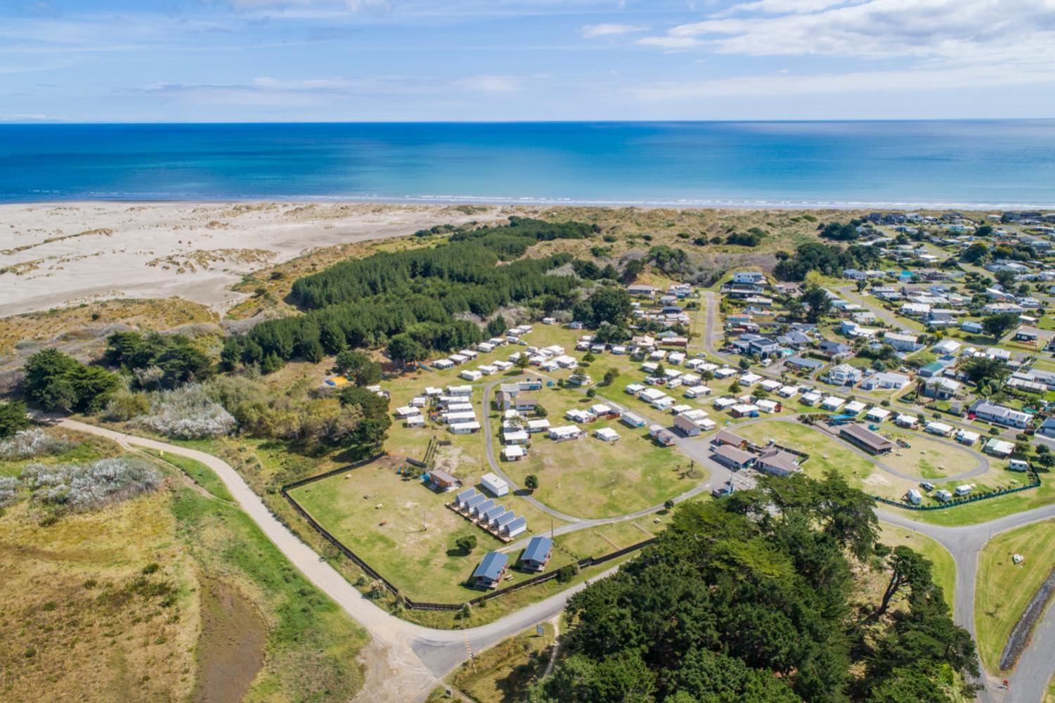 Foxton Beach Holiday Park Exterior foto