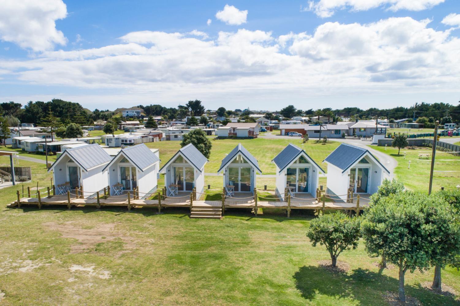 Foxton Beach Holiday Park Exterior foto